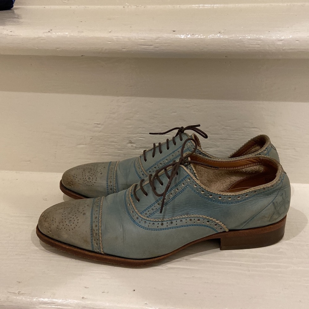 Oxford Fluevog The Gateways light Blue